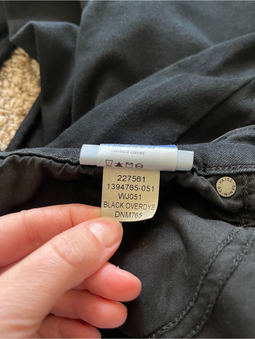 PAIGE Verdugo Ultra Skinny Jeans Women’s Size 29 Black Denim Mid Rise Stretch - Picture 9 of 11